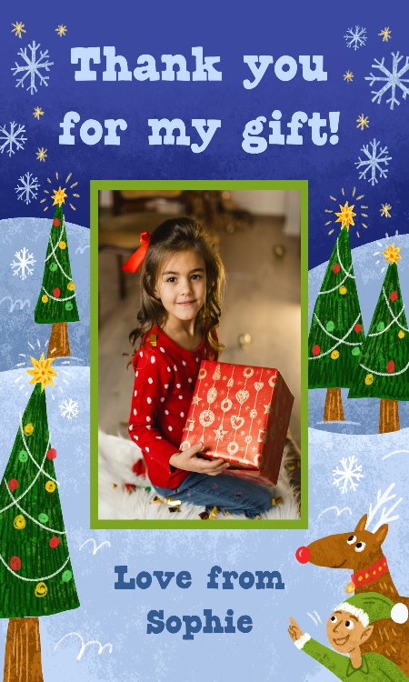 Thank You For My Gift - Xmas Trees