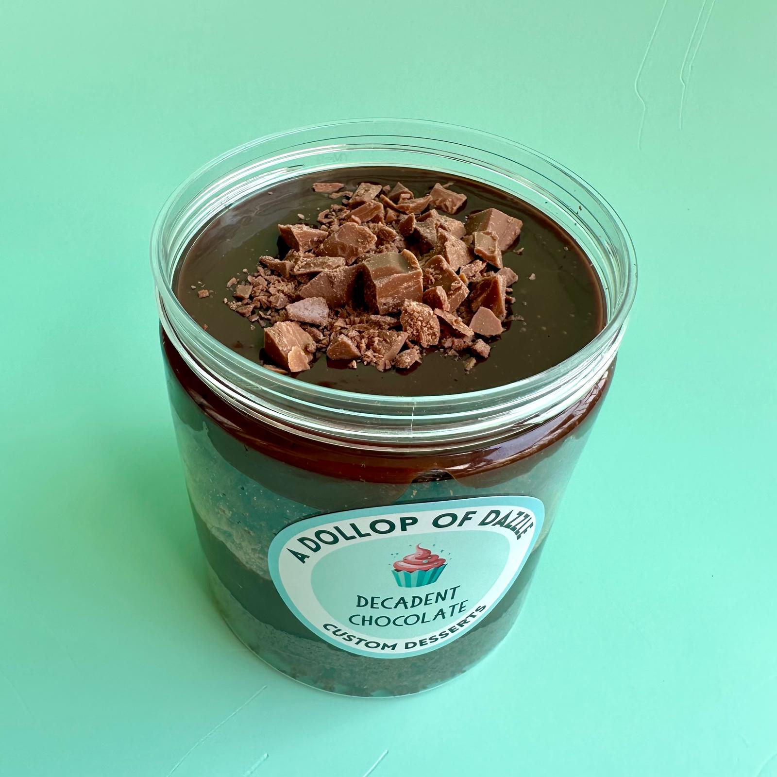 Decadent Chocolate Cake Jar (From A Dollop of Dazzle)