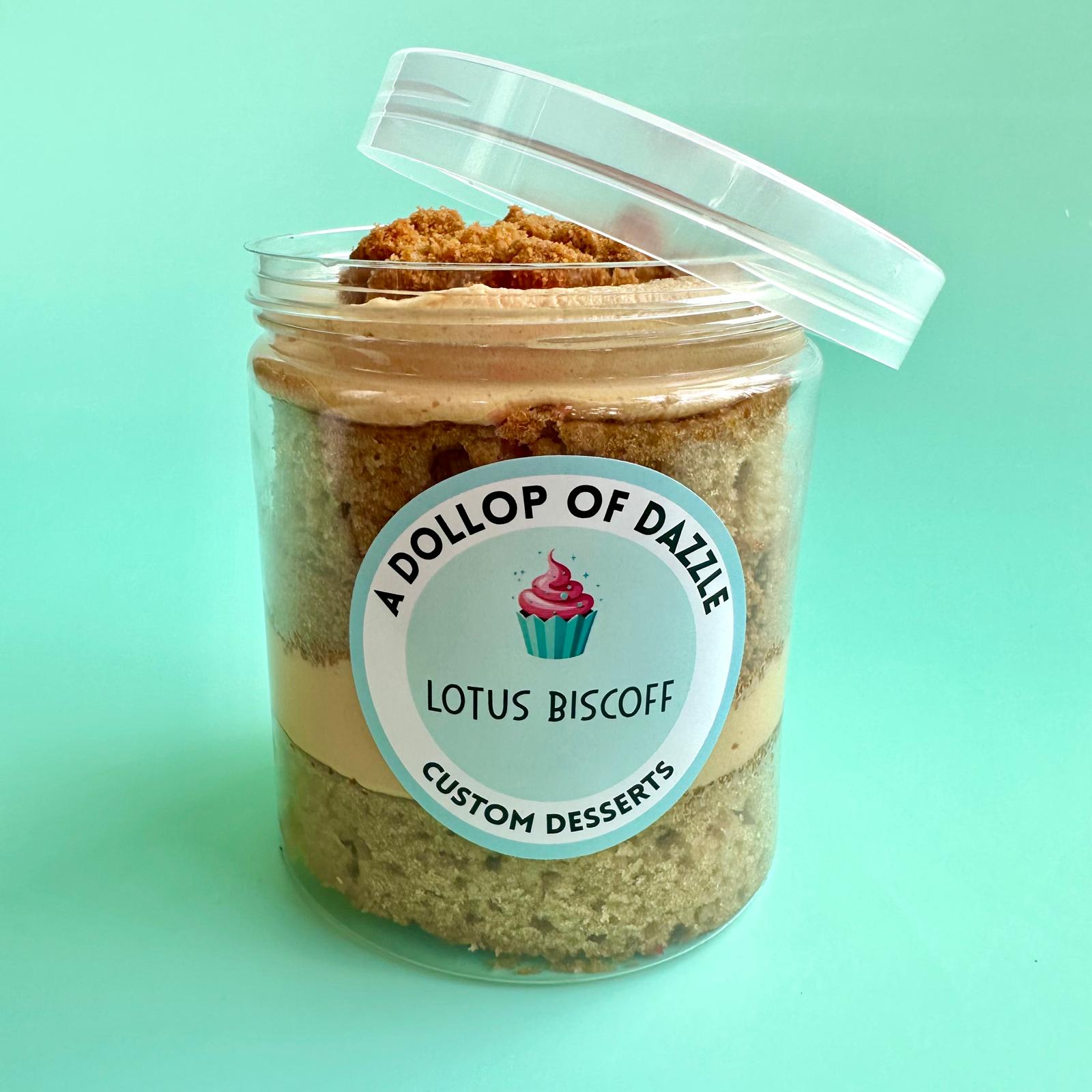 Cake Jar Lotus Biscoff