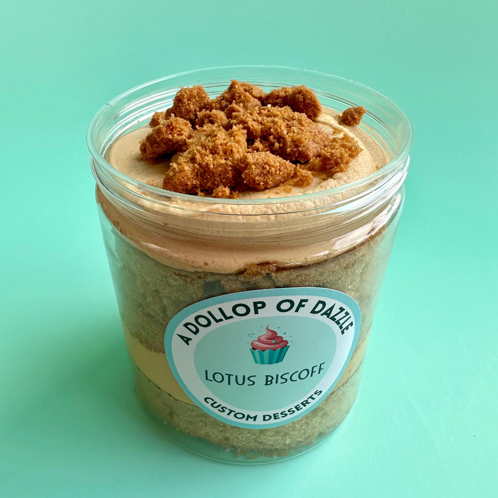 Lotus Biscoff Cake Jar (From A Dollop of Dazzle)