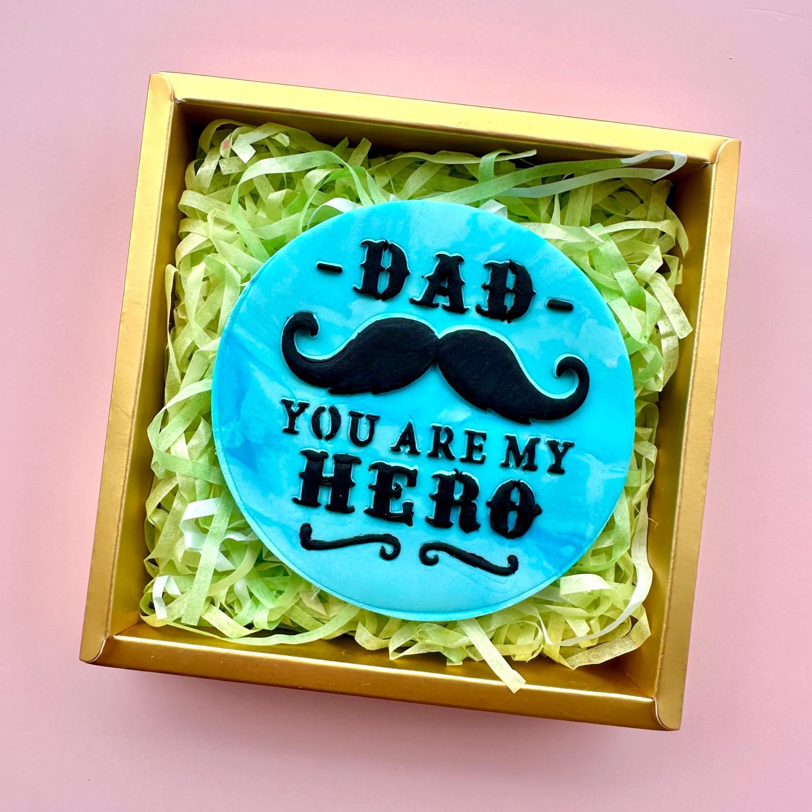 DAD YOU ARE MY HERO Cookie