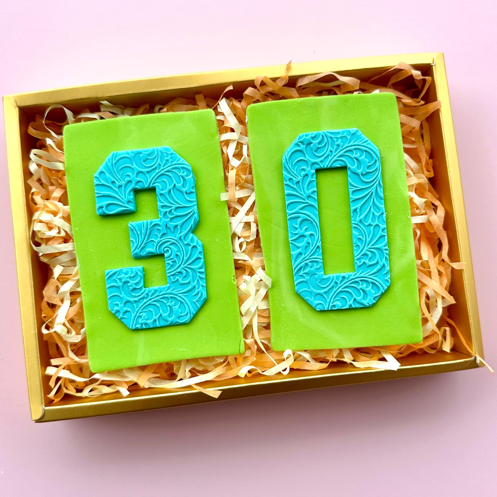 The Big 30 Number Cookie
