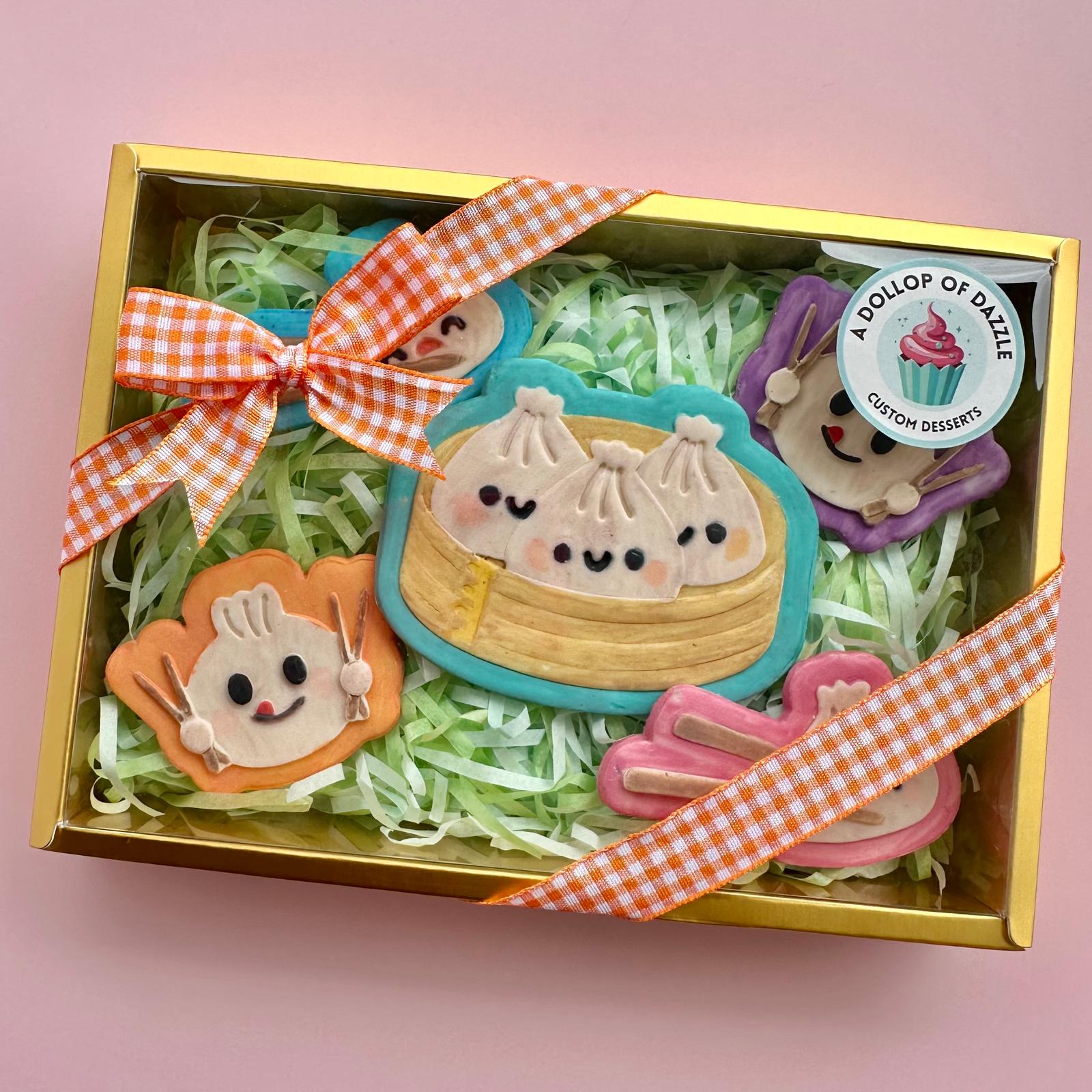 Cutest Xiao Long Bao Cookie Set (From A Dollop of Dazzle)